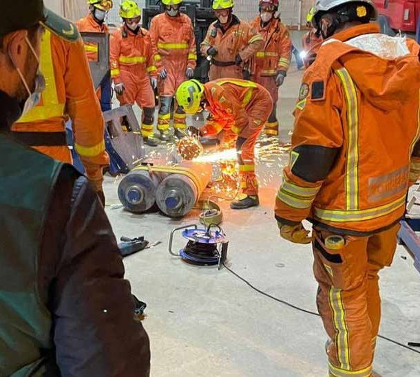Media tonelada de coca oculta en una trituradora