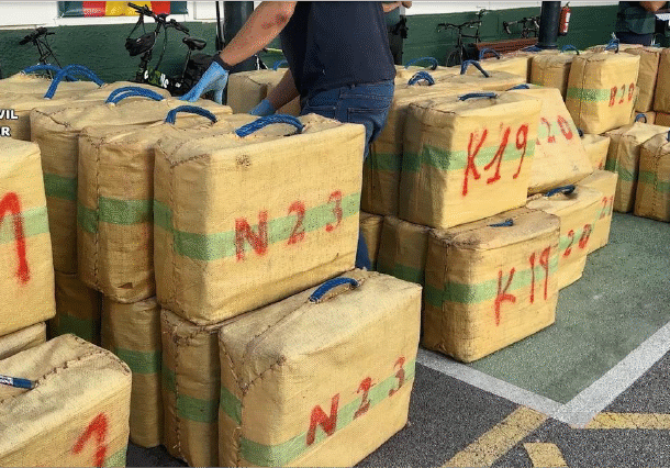 Los 4200 kilos de hachís intervenidos en Xàbia están valorados en 7,8 millones